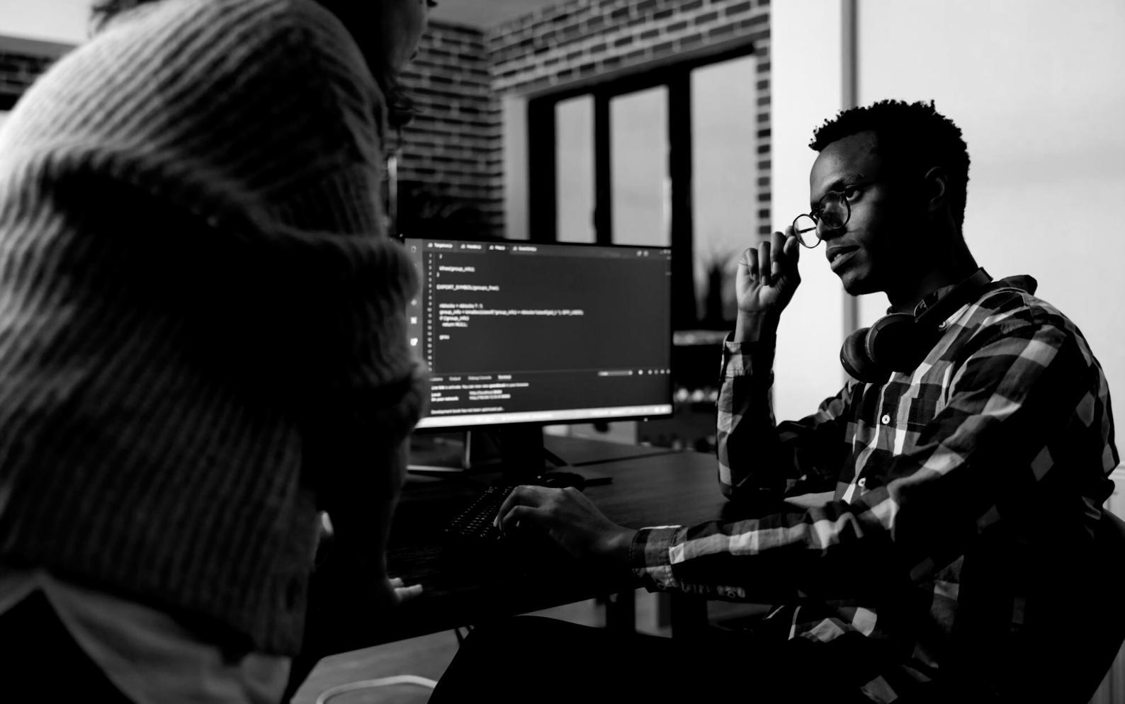 Team collaboration workspace in Nantou office